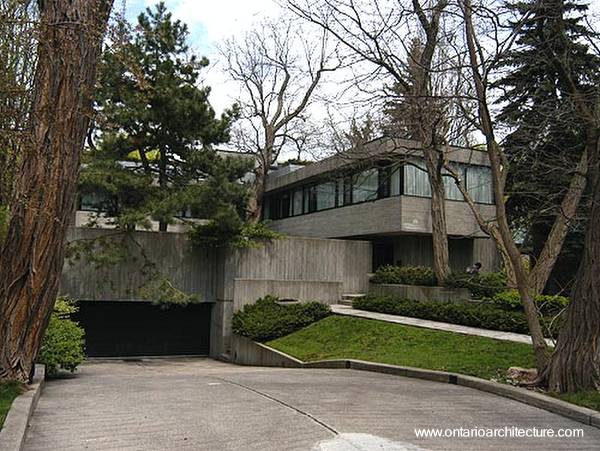 Casa residencial moderna del Brutalismo