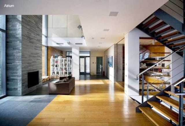 La moderna casa por dentro