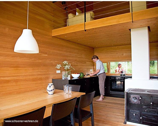 La casa por adentro Moderna cabaña