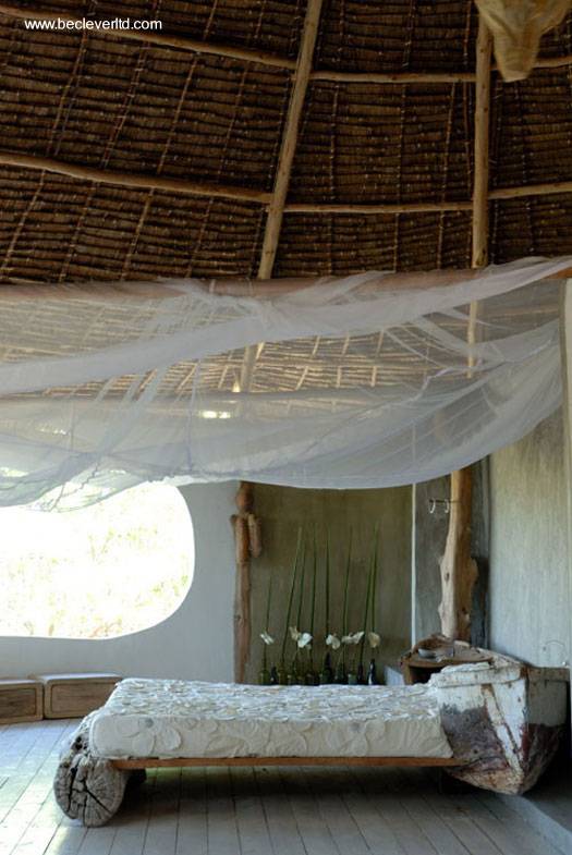 Diseño interior orgánico primitivo