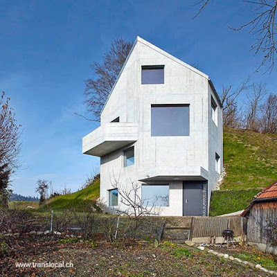 Casa residencial contemporánea - Arquitectura de www.translocal.ch Casa neo moderna en Suiza