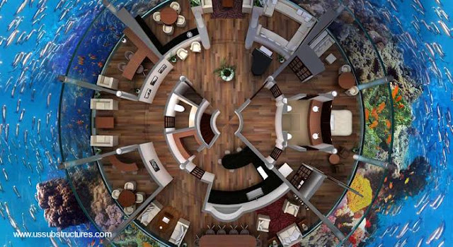 Casa de lujo bajo el agua