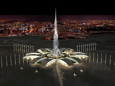 Expansión de la ciudad hacia el Río de la Plata, proyecto de mega edificio