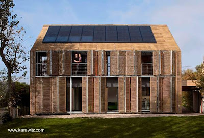 Residencia contemporánea Casa de bambú de diseño moderno europeo