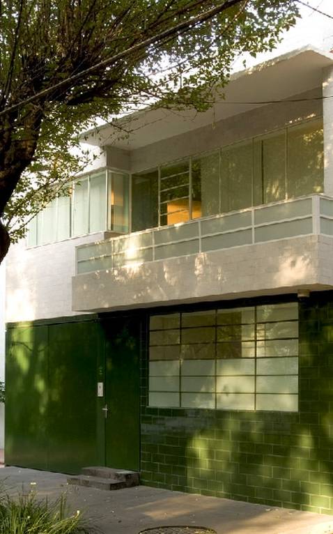 Casa Luis Barragán en México estilo Racionalista modernizada Fachada de casa estilo Moderno años 30 en México