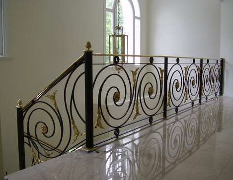 Trabajo de herrería artística Baranda artística