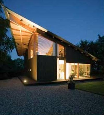 Casa de madera Aventanamiento